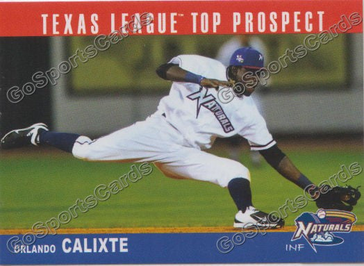 2013 Texas League Top Prospect Orlando Calixte