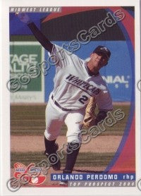 2006 Midwest League Top Prospects Orlando Perdomo