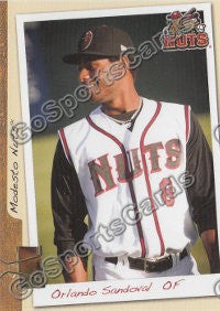2011 Modesto Nuts Orlando Sandoval