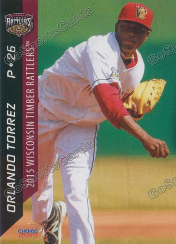 2015 Wisconsin Timber Rattlers Orlando Torrez