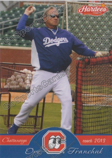 2013 Chattanooga Lookouts Orv Franchuk