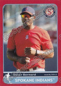 2012 Spokane Indians Oscar Bernard