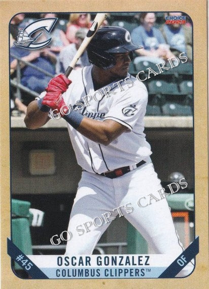 2023 Columbus Clippers Oscar Gonzalez