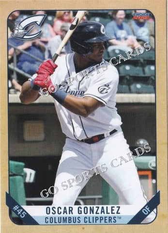 2023 Columbus Clippers Oscar Gonzalez