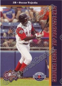 2010 Carolina League Top Prospects Oscar Tejeda