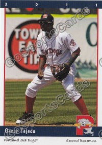 2011 Portland Sea Dogs Oscar Tejeda