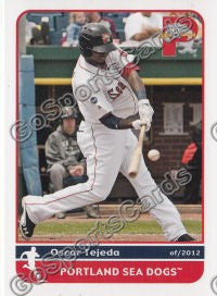 2012 Portland Sea Dogs Oscar Tejeda