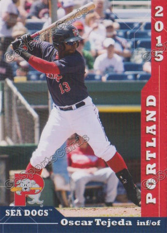 2015 Portland Sea Dogs Oscar Tejeda