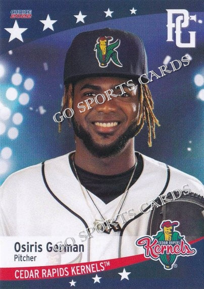 2022 Cedar Rapids Kernels Osiris German