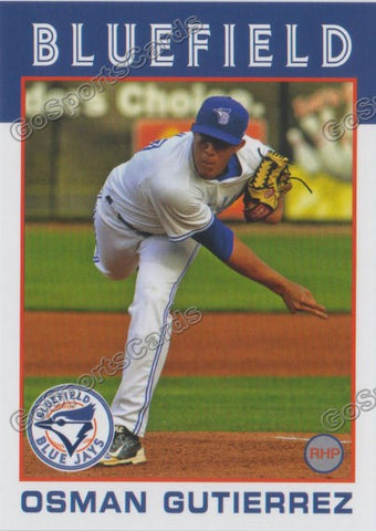 2016 Bluefield Blue Jays Osman Gutierrez