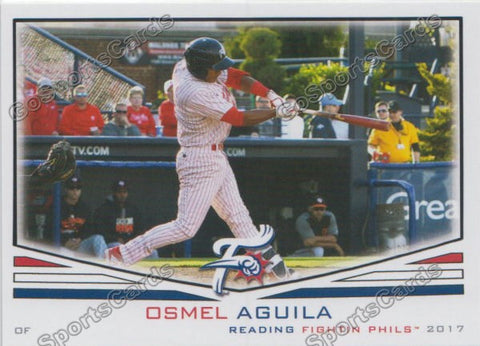 2017 Reading Fightin Phils Osmel Aguila