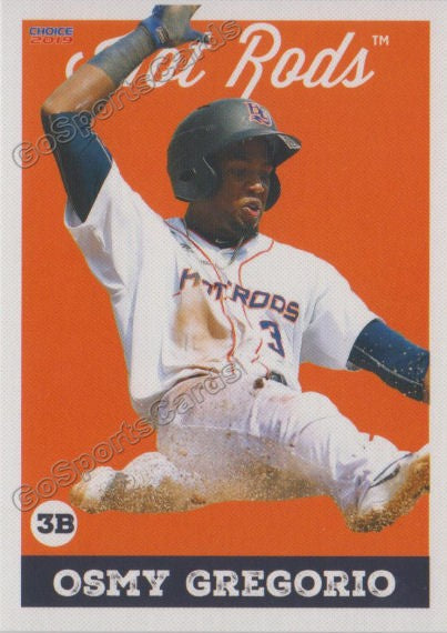 2019 Bowling Green Hot Rods Osmy Gregorio