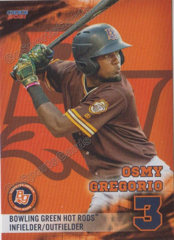 2021 Bowling Green Hot Rods Osmy Gregorio