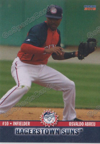 2015 Hagerstown Suns Osvaldo Abreu