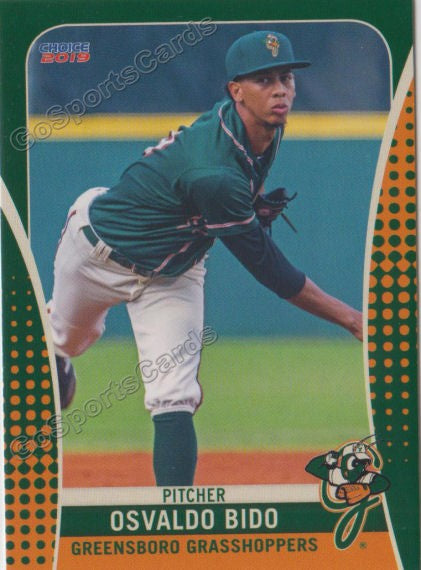 2019 Greensboro Grasshoppers Osvaldo Bido