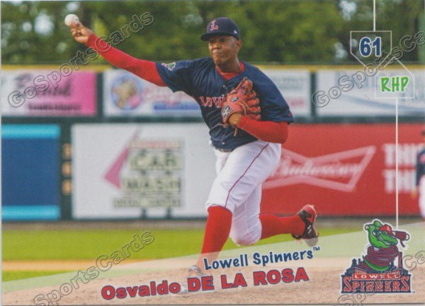 2019 Lowell Spinners Osvaldo De La Rosa