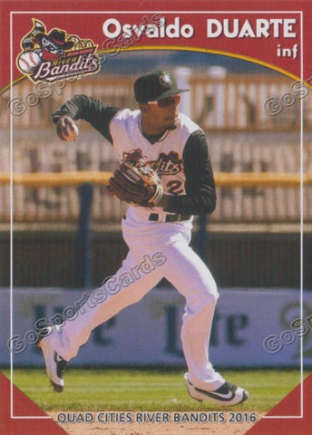 2016 Quad Cities River Bandits Osvaldo Duarte