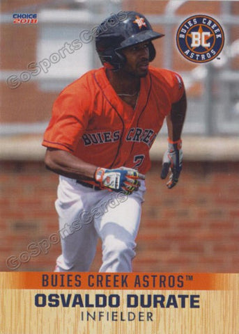 2018 Buies Creek Astros Osvaldo Durate Duarte