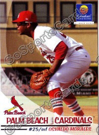 2010 Palm Beach Cardinals Osvaldo Morales