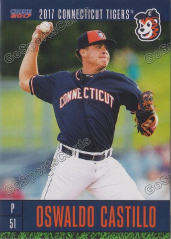 2017 Connecticut Tigers Oswaldo Castillo