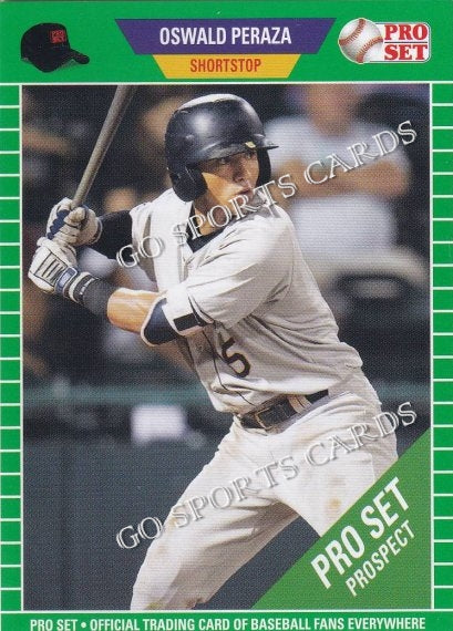 2021 Leaf Pro Set 15 Oswald Peraza Green