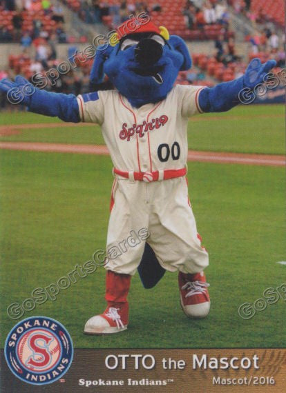 2016 Spokane Indians Otto the Mascot