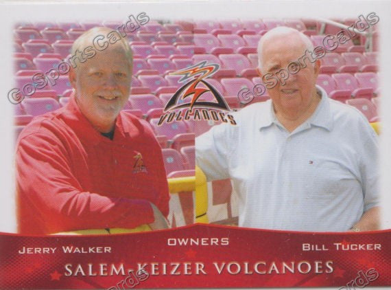 2014 Salem Keizer Volcanoes Jerry Walker Bill Tucker