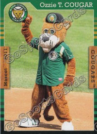 2011 Kane County Cougars Ozzie T Cougar Mascot