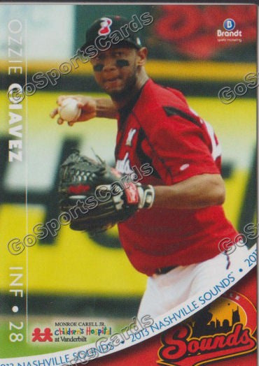2013 Nashville Sounds Ozzie Chavez