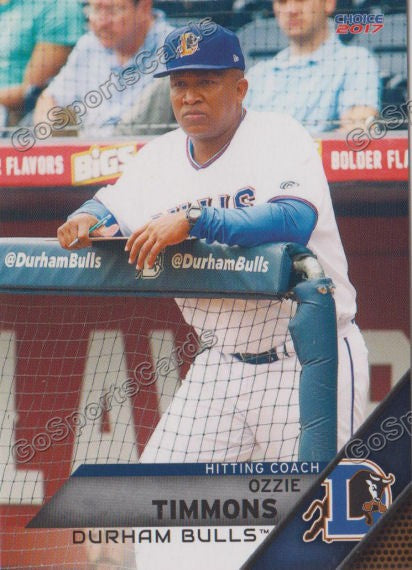 2017 Durham Bulls Ozzie Timmons