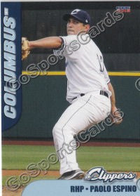 2012 Columbus Clippers Paolo Espino