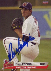 Paolo Espino 2008 Kinston Indians (Autograph)
