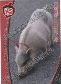2012 Richmond Flying Squirrels Parker the Rally Pig