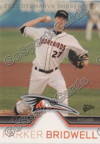 2012 Delmarva Shorebirds Parker Bridwell