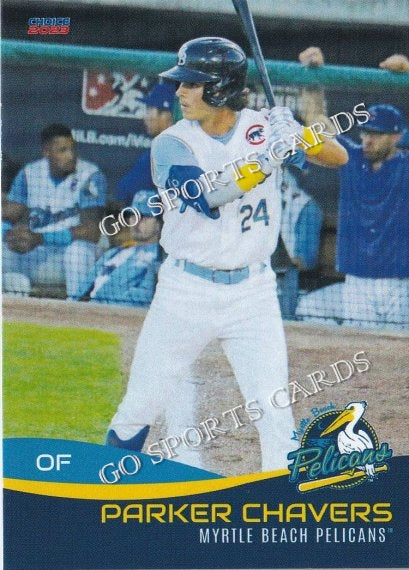 2023 Myrtle Beach Pelicans Parker Chavers