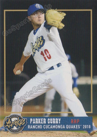 2018 Rancho Cucamonga Quakes Parker Curry