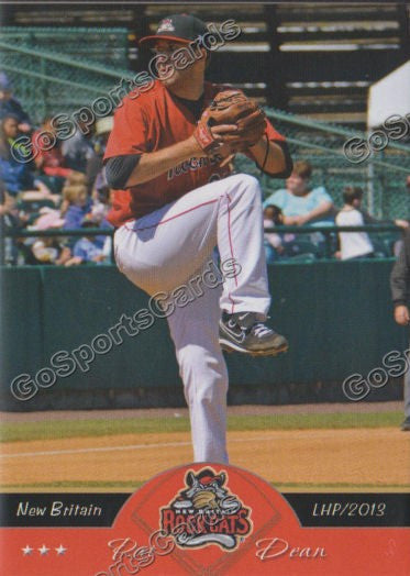 2013 New Britain Rock Cats Pat Dean