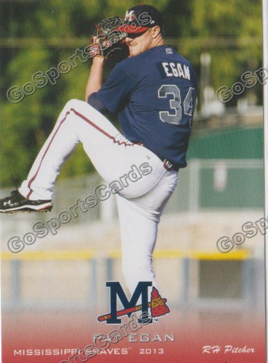 2013 Mississippi Braves Pat Egan