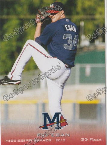 2013 Mississippi Braves Pat Egan