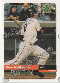 2003 Norwich Navigators Pat Hallmark