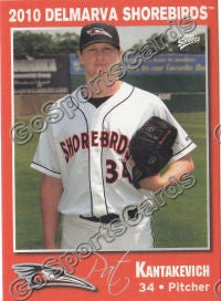 2010 Delmarva Shorebirds Pat Kantakevich