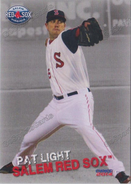 2014 Salem Red Sox Pat Light