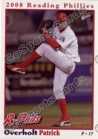 2008 Reading Phillies Pat Overholt