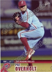 2009 Reading Phillies Pat Overholt #17