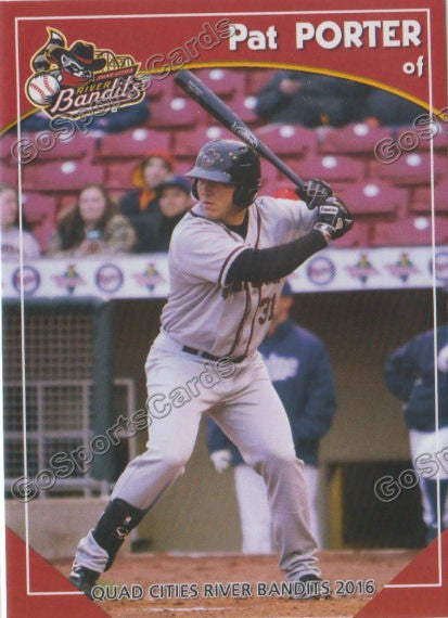 2016 Quad Cities River Bandits Pat Porter