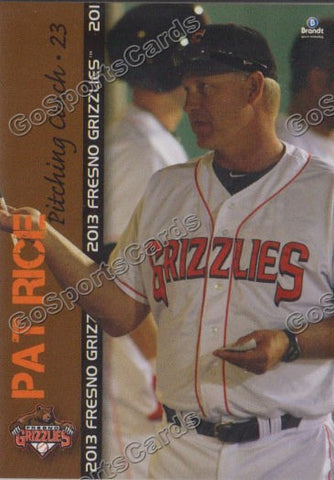 2013 Fresno Grizzlies Pat Rice