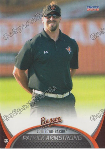 2016 Bowie Baysox Patrick Armstrong
