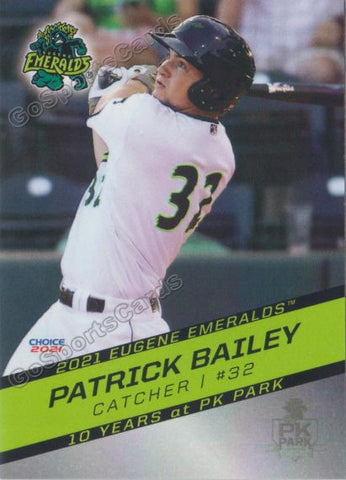 2021 Eugene Emeralds Patrick Bailey