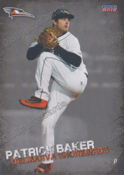 2016 Delmarva Shorebirds Patrick Baker