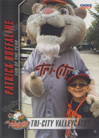 2017 Tri City ValleyCats Patrick Buffaline